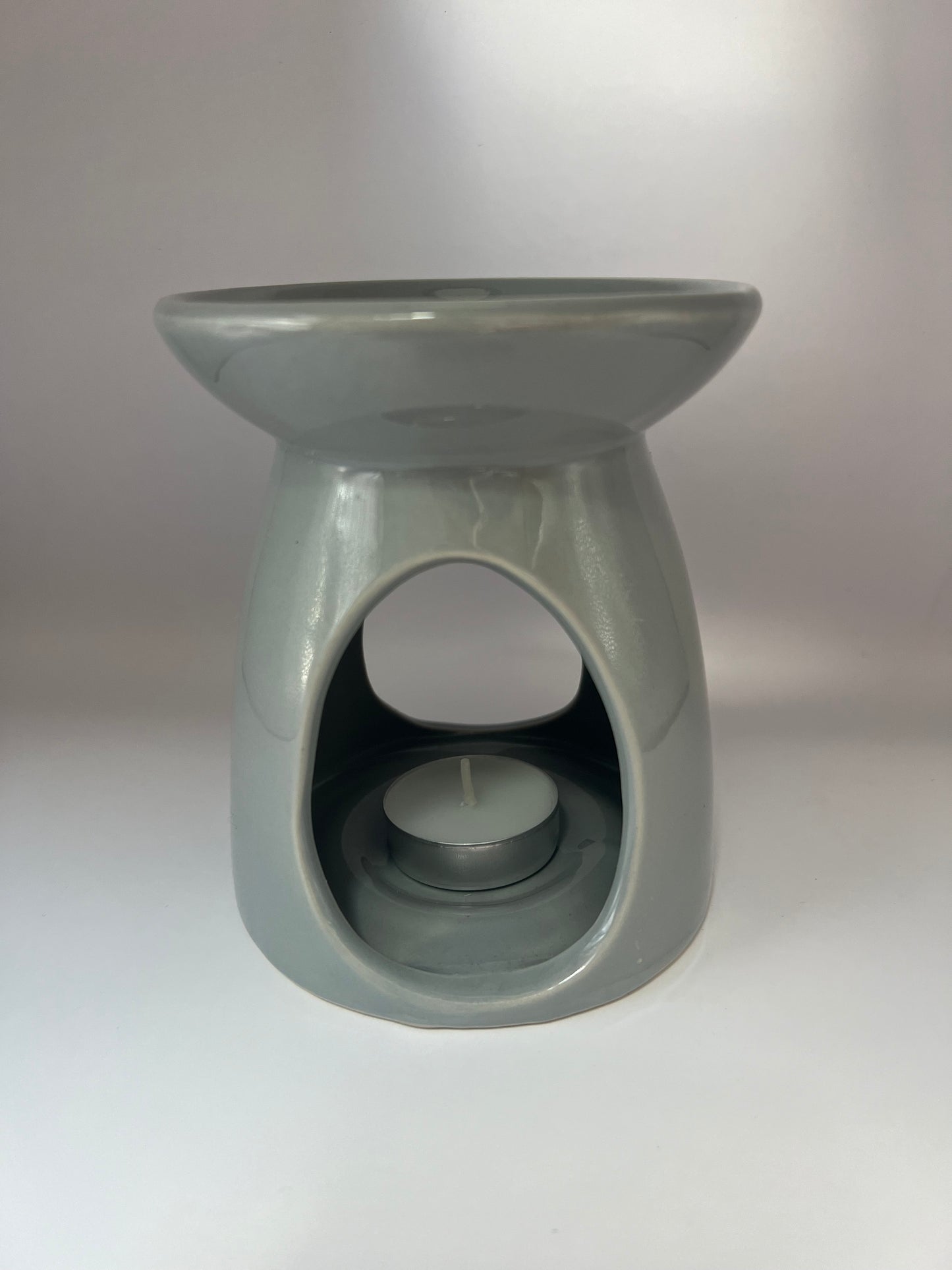 Ceramic wax burner Grey