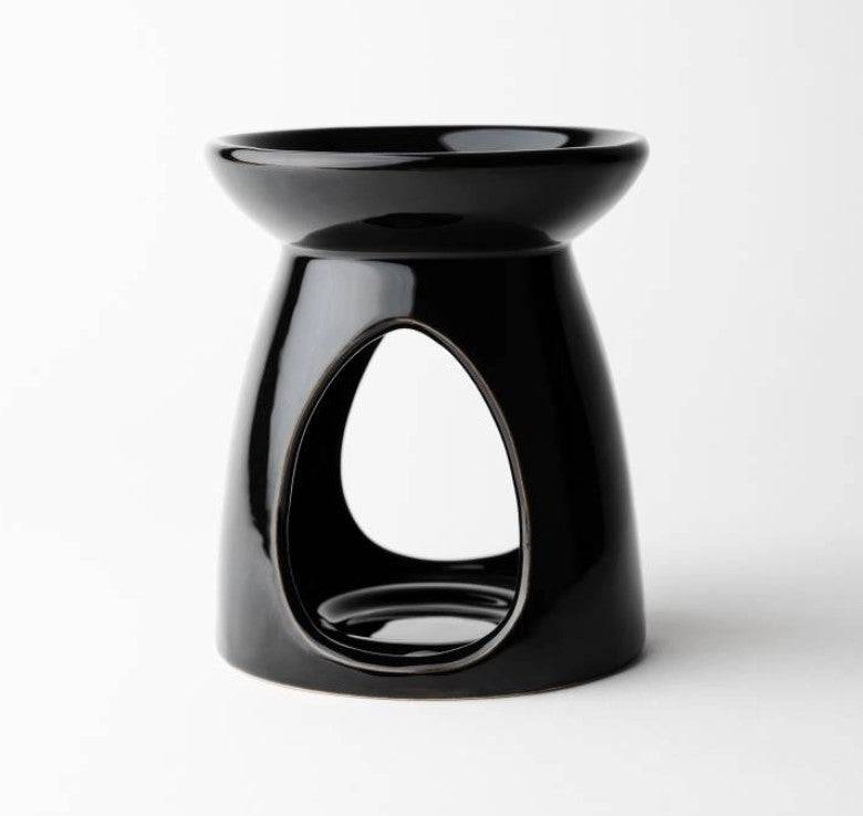 Ceramic wax burner Black