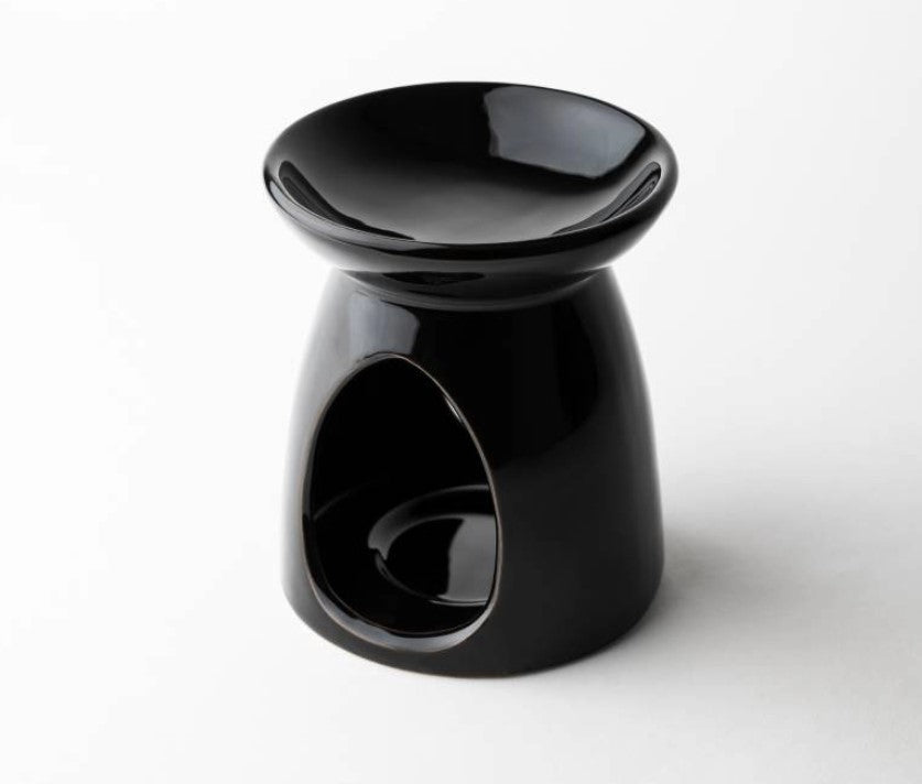 Ceramic wax burner Black